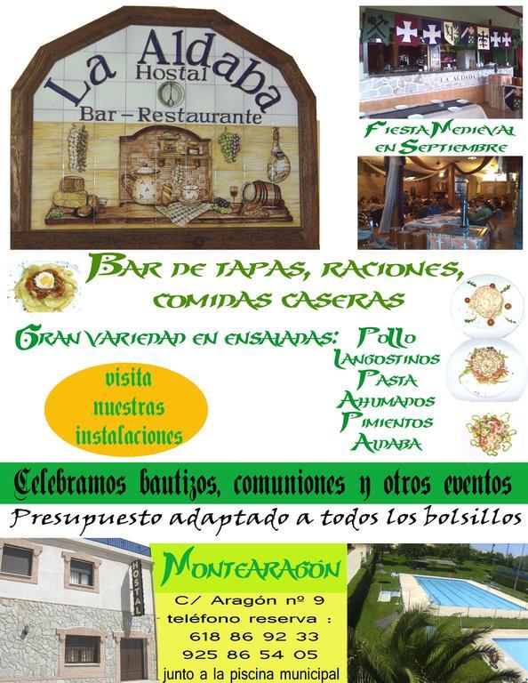 Hostal La Aldaba Hotel Montearagon Buitenkant foto